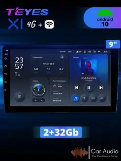 Магнитола автомобильная X1 2 32G c 4G+WiFi 9 дюймов Teyes 100801518 купить за 16 070 ₽ в интернет-магазине Wildberries