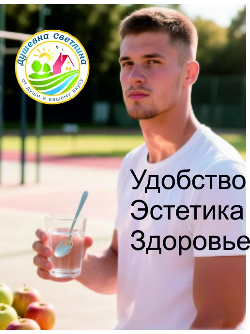 Душевна Светлина Уксус натуральный яблочный, 5 л, фото 4