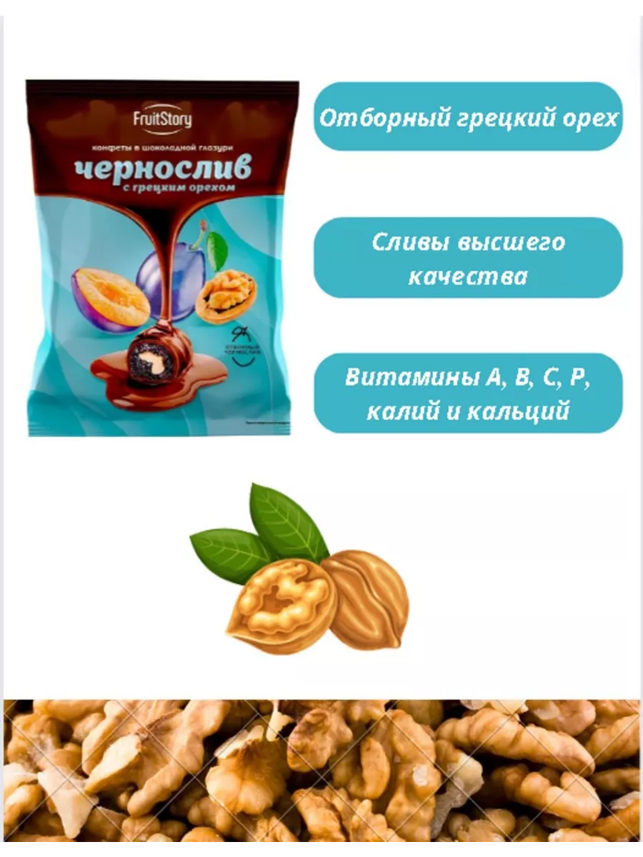 Чернослив в шоколаде, 500 г Озерский сувенир КК ООО 100865919 купить за 731  ₽ в интернет-магазине Wildberries