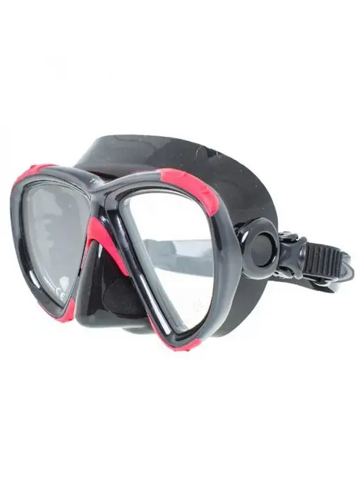 Marlin Маска для плавания TWIST BLACK RED, дайвинг, черный, фото 3