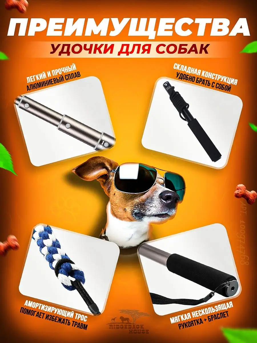 Интерактивная игрушка удочка дразнилка для дрессировки собак Ridgeback  House 100974768 купить за 1 457 ₽ в интернет-магазине Wildberries