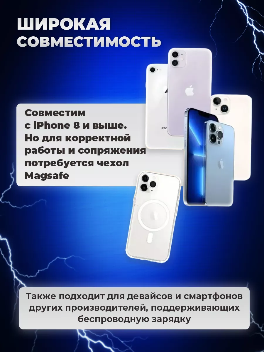 Чехол для iphone 13 с magsafe и повербанк AShop78 100987051 купить за 782 ₽  в интернет-магазине Wildberries