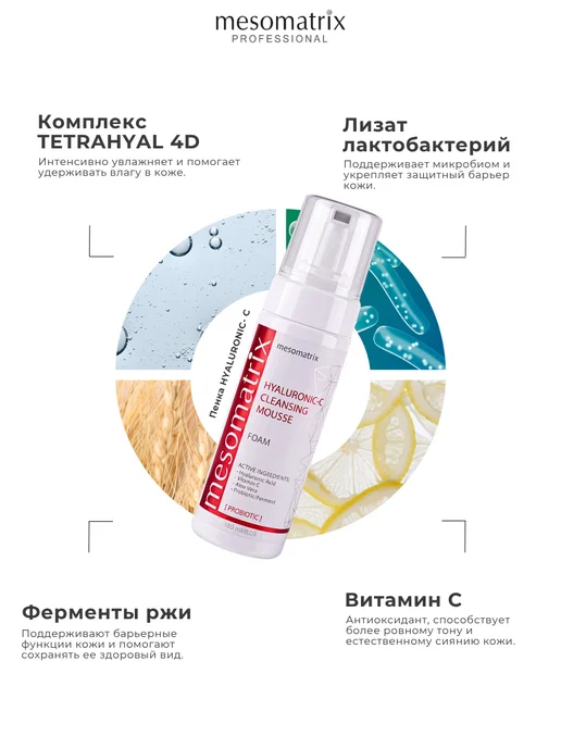 Mesomatrix Professional Антивозрастной набор косметика с пептидами лифтинг 4 в 1, вариант, фото 5
