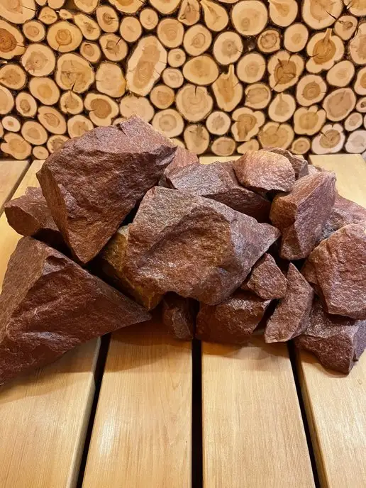 Банькофф Камни для бани Малиновый кварцит, вариант, фото 2
