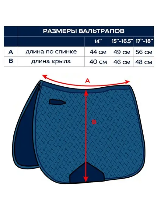 SHIRES Вальтрап для лошади универсальный "Lite", 17''-18'', белый, черный, фото 2