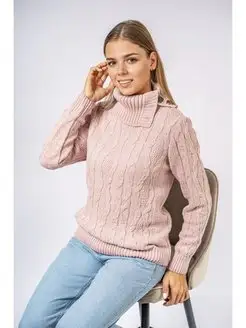 Джемпер вязаный с хомутом ANRI knitwear 101384371 купить за 1 237 ₽ в интернет-магазине Wildberries