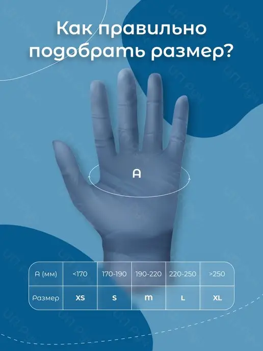 перчатки одноразовые / перчатки одноразовые нитриловые 50 пар черные L BENOVY, 100 шт, фото 3