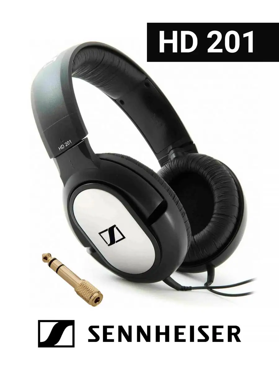 Наушники проводные HD 201 Sennheiser 101413049 купить за 1 261 ₽ в  интернет-магазине Wildberries