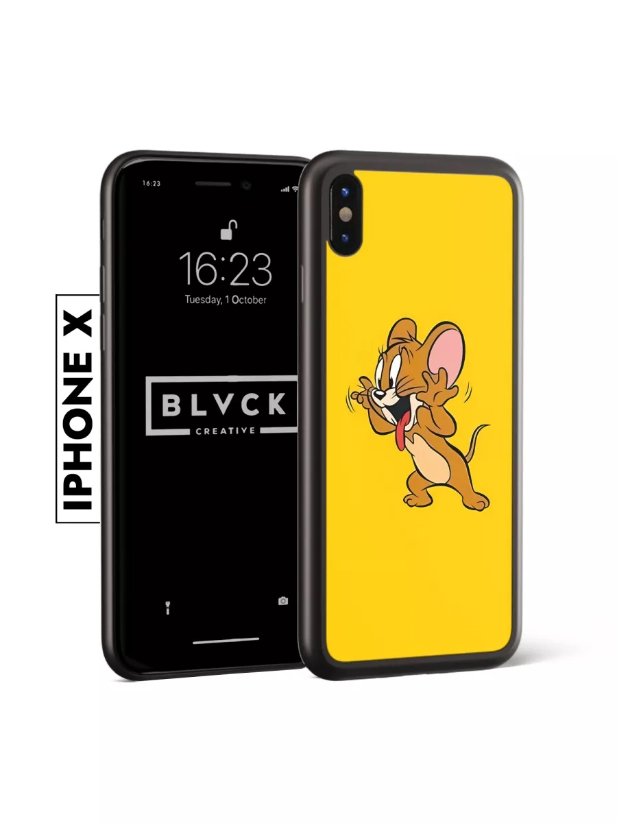 Чехол для IPhone X/XS с принтом BLACK CREATIVE 101607567 купить за 542 ₽ в  интернет-магазине Wildberries