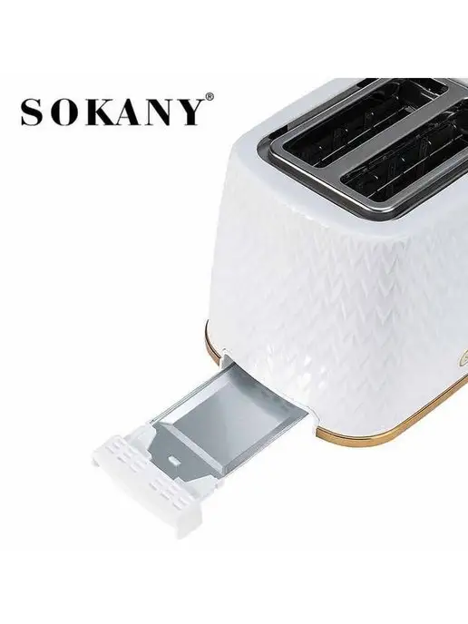 AL Shop Sokany ТОСТЕР ХЛЕБНИЦА СЭНДВИЧ, белый, фото 5