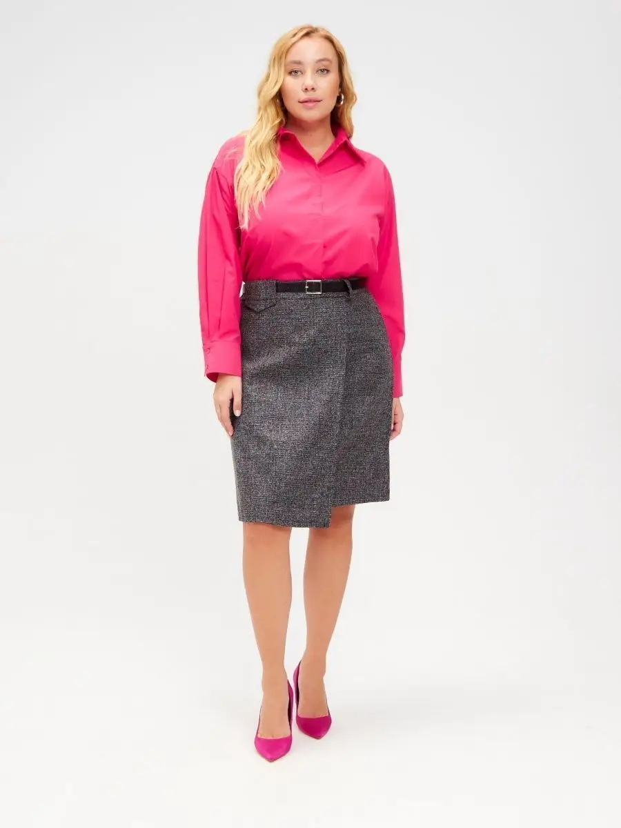 Pink pencil skirt on sale 7xl