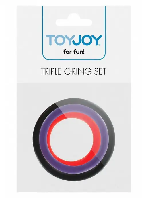 TOY JOY Эрекционные кольца 3 шт, 3 шт, фото 2