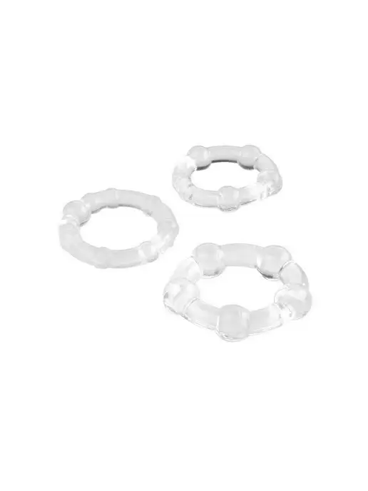 A-Toys by TOYFA Набор колец TOYFA A-toys, Силикон, белый, фото 2