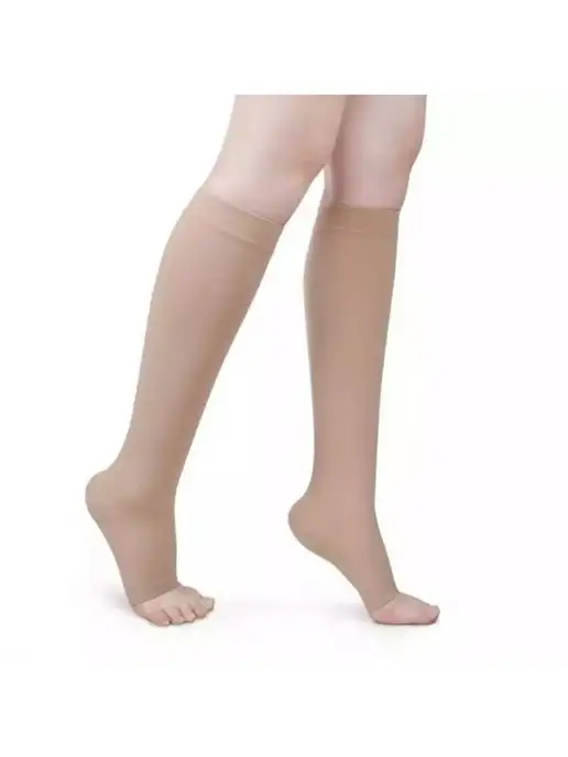 Rasskazoff Гольфы компрессионные, 2 класс компресии, бежевый, фото 3