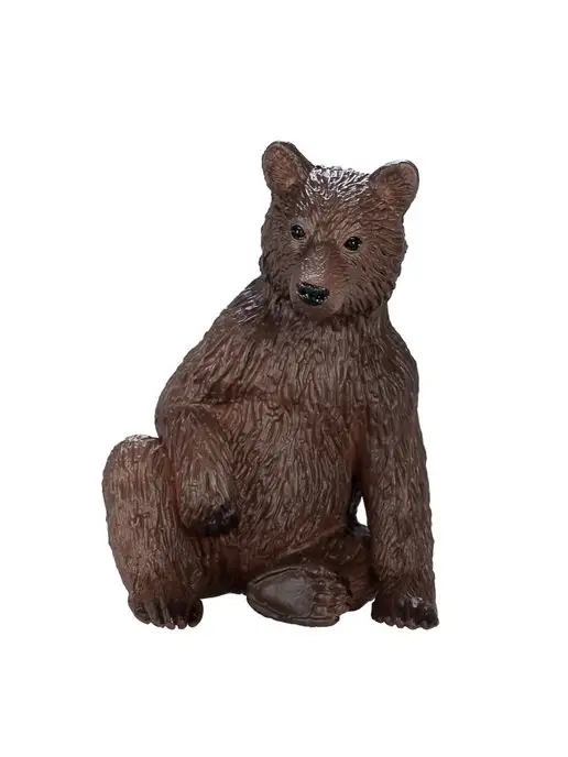 Konik Фигурка Медвежонок Гризли игрушка для детей, коричневый, фото 4