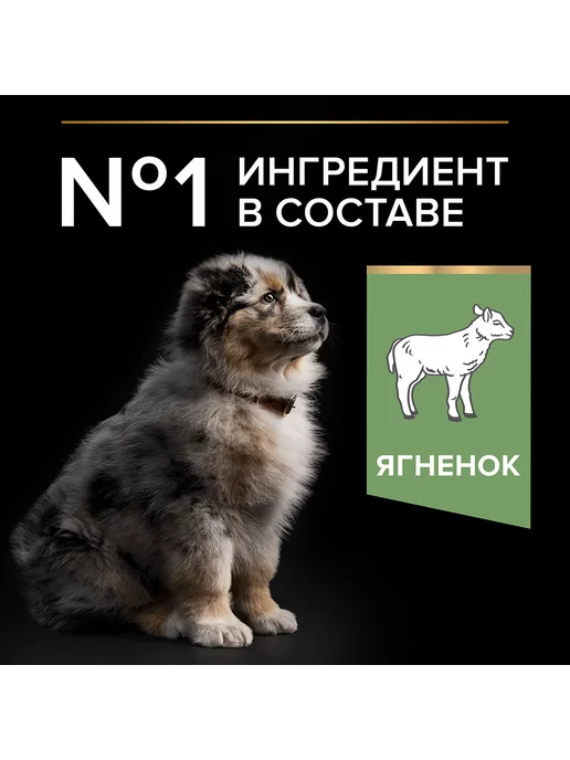 Сухой корм PRO PLAN Пищеварения для собак, средние, щенки, ягненок, 1,5 кг, фото 5