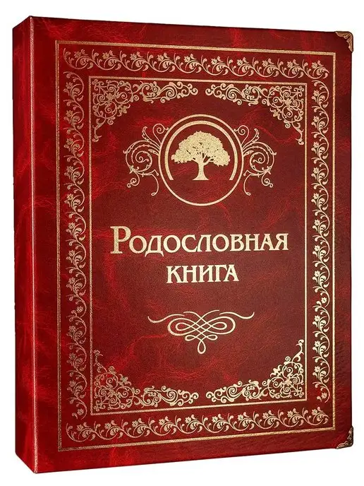 Книжный дом Бекетова Родословная книга Гранатовая в подарочной упаковке, красный, фото 2