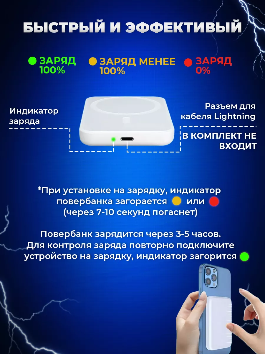 Чехол для iphone x/xs с magsafe и повербанк AShop78 101921222 купить за 844  ₽ в интернет-магазине Wildberries