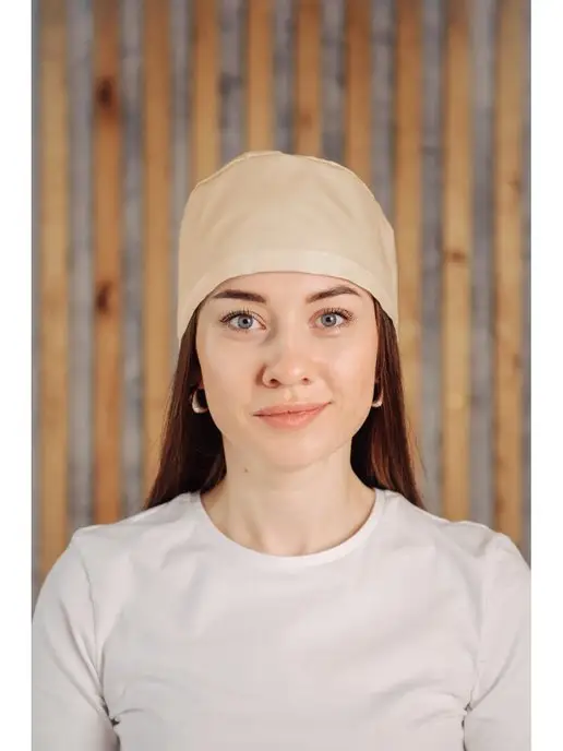 Closwan Колпак поварской, бежевый