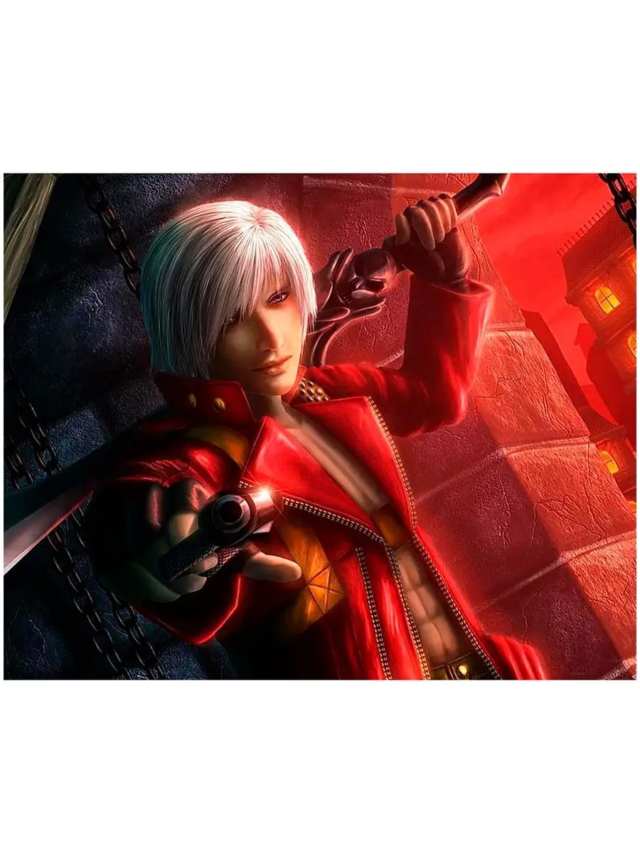 глянцевый постер Данте Devil May Cry 3 Одарим 102181761 купить за 496 ₽ в  интернет-магазине Wildberries