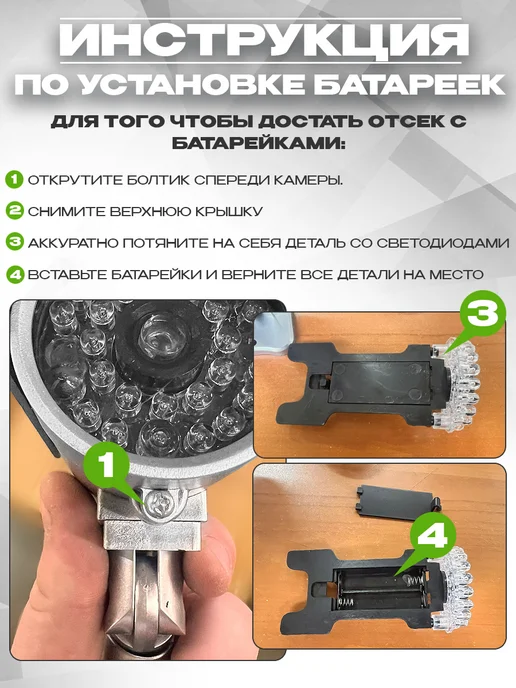 Купи Дома Муляж камеры видеонаблюдения уличный серый 2 шт обманка, 2 шт, фото 2