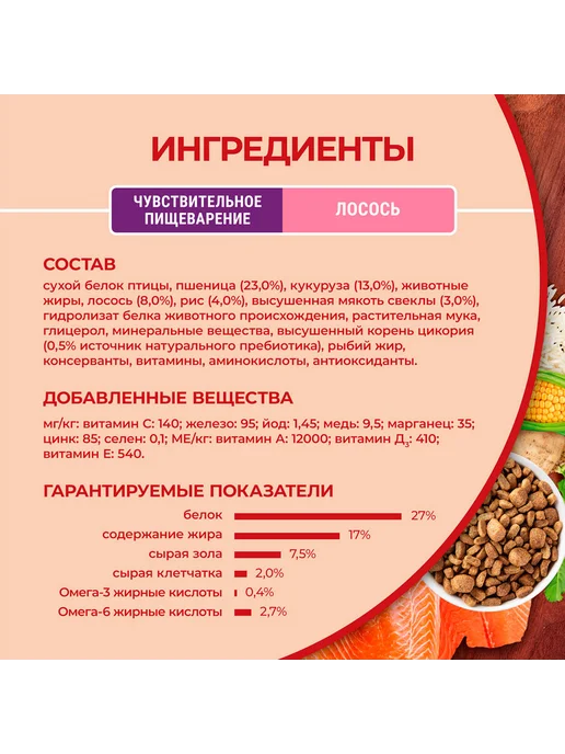 Сухой корм PURINA ONE Пищеварения для собак, мелкие, лосось, 0,6 кг, фото 8