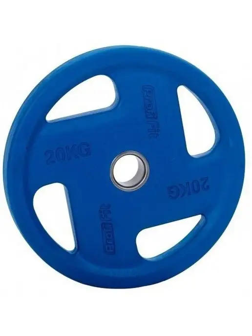 PROFI FIT Блин для штанги и гантелей, обрезиненный, 15кг, 51мм, 20 кг, фото 5