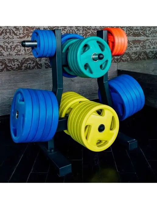 PROFI FIT Блин для штанги и гантелей, обрезиненный, 15кг, 51мм, 20 кг, фото 8