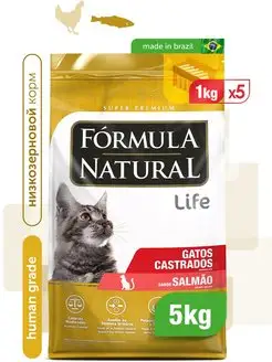 Сухой корм для кошек стерилизованных и кастрированных, 5кг Formula Natural 102309284 купить за 5 114 ₽ в интернет-магазине Wildberries