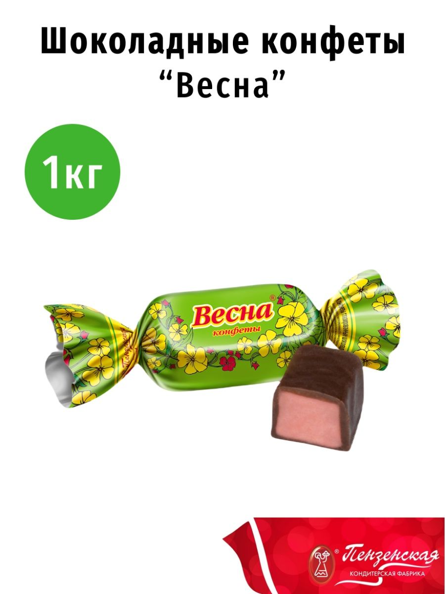 Шоколадные конфеты Весна