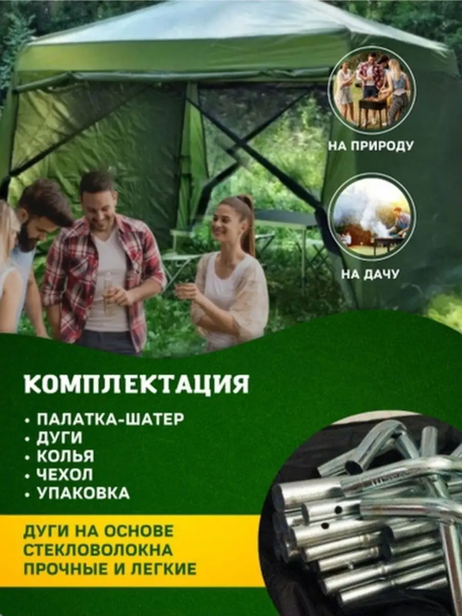 Шатры садовые TUOHAI 102417778 купить в интернет-магазине Wildberries