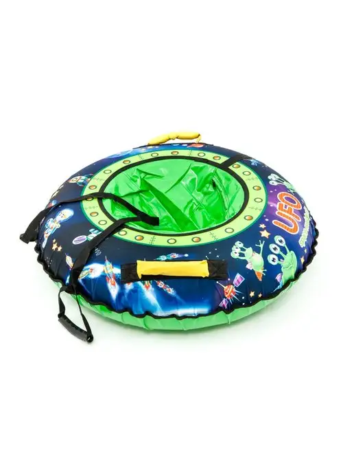 Nika Kids Тюбинг ватрушка для катания детская зимняя 70 см, синий, фото 3