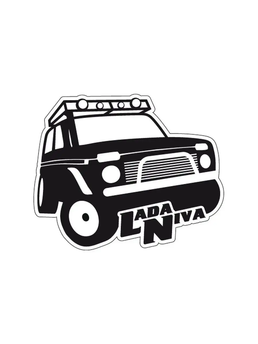 Наклейка внедорожник / Off Road 15x12 см