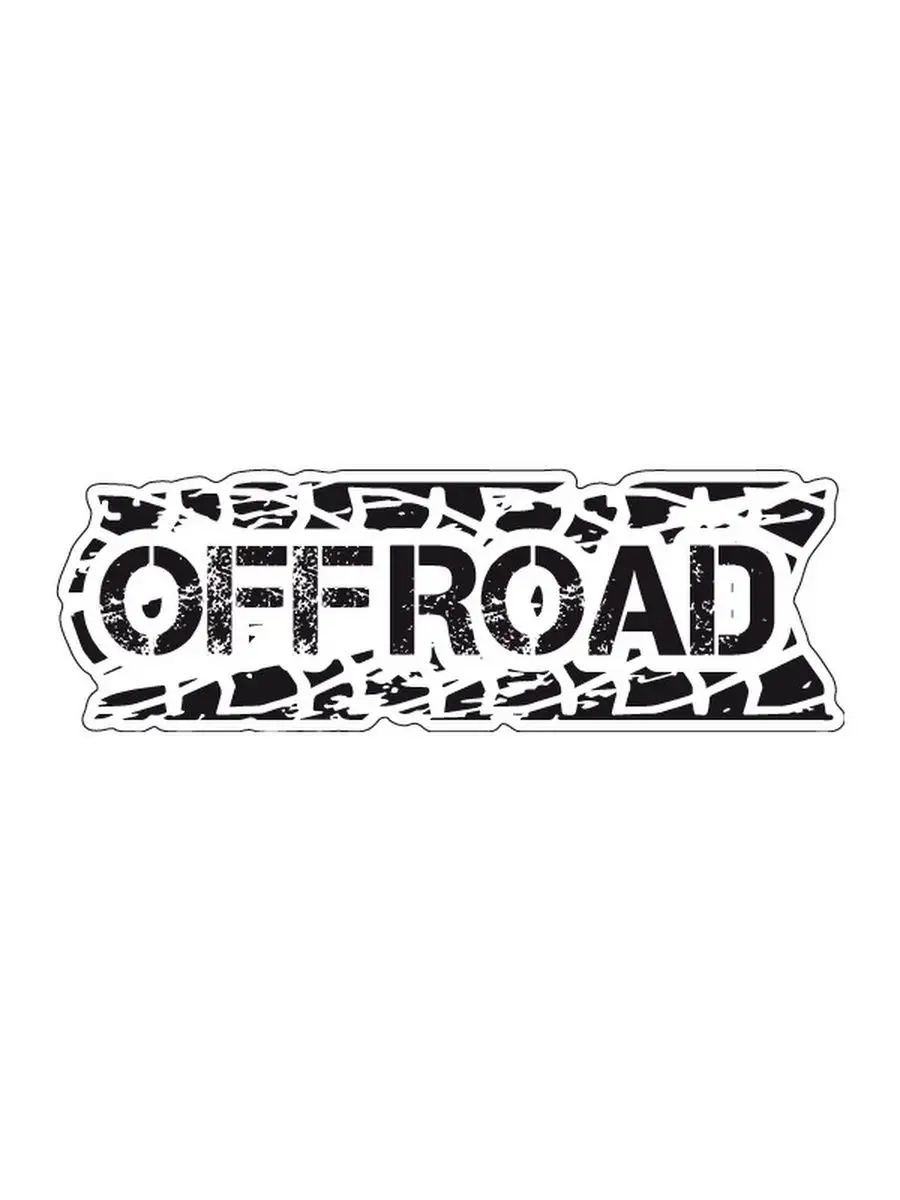 Наклейка внедорожник Off Road 15x5 см