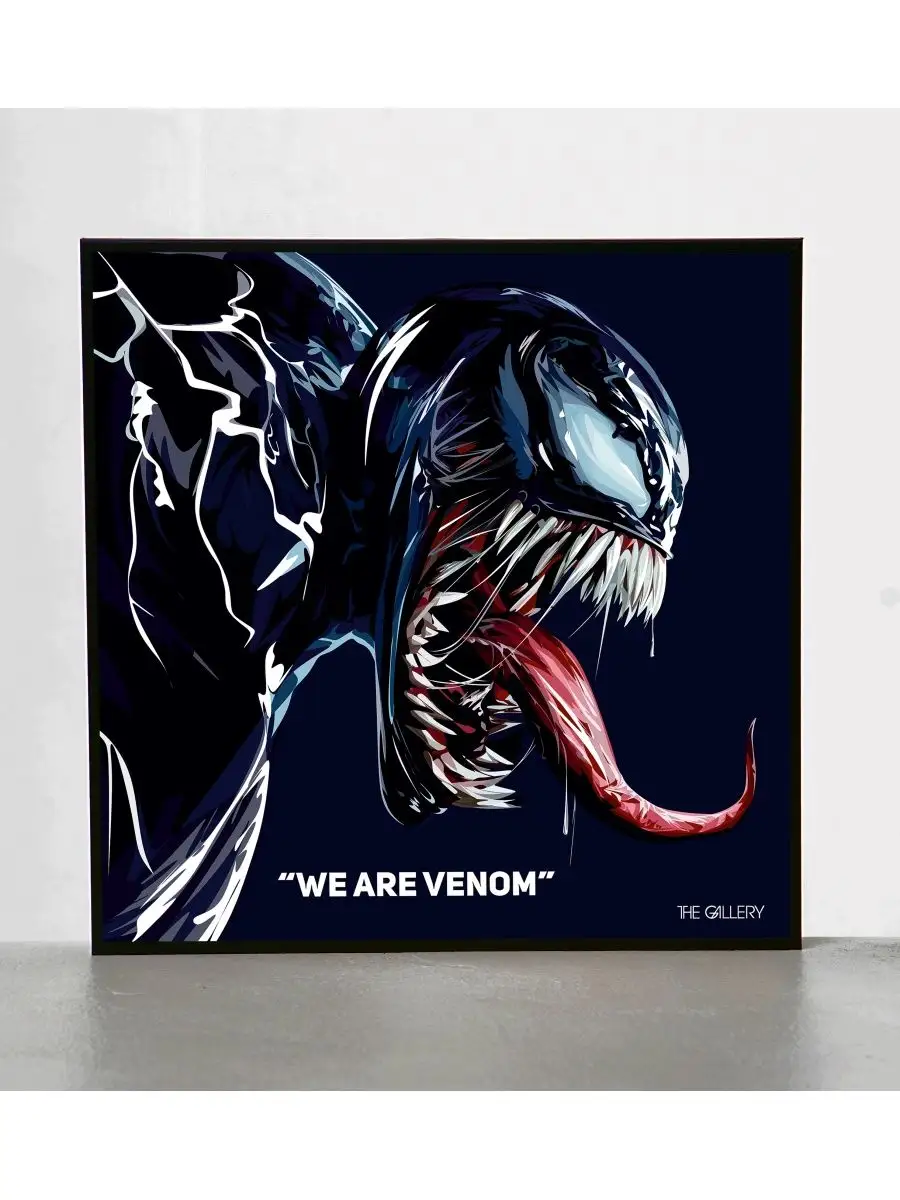 Картина постер Поп-арт Веном Venom Комиксы Человек паук THE GALLERY  102506279 купить за 1 046 ₽ в интернет-магазине Wildberries