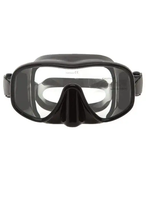 Marlin Маска для плавания FRAMELESS BLACK, для дайвинга, черный, фото 2