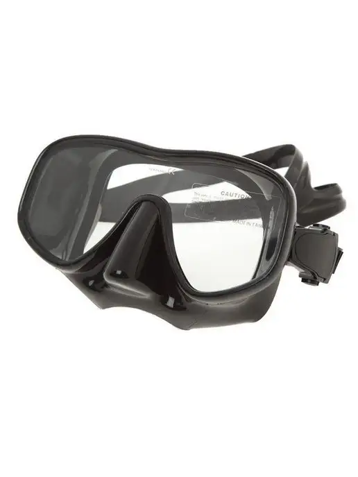 Marlin Маска для плавания FRAMELESS BLACK, для дайвинга, черный, фото 3