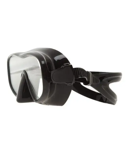 Marlin Маска для плавания FRAMELESS BLACK, для дайвинга, черный, фото 4