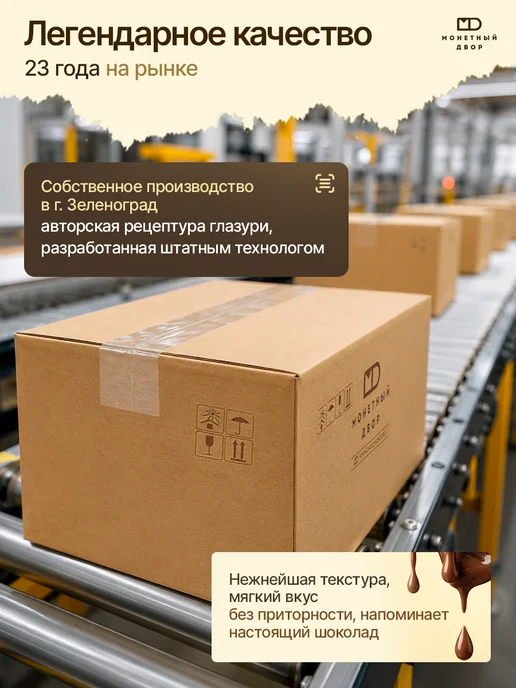 Монетный двор Шоколадные мини-плитки из глазури, 500 шт. по 5гр, 500 шт, фото 7