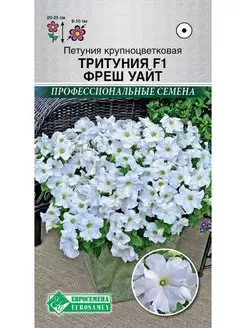 Семена Петуния крупноцветковая Тритуния F1 Фреш Уайт,10драже ЕВРОСЕМЕНА 102516732 купить за 111 ₽ в интернет-магазине Wildberries