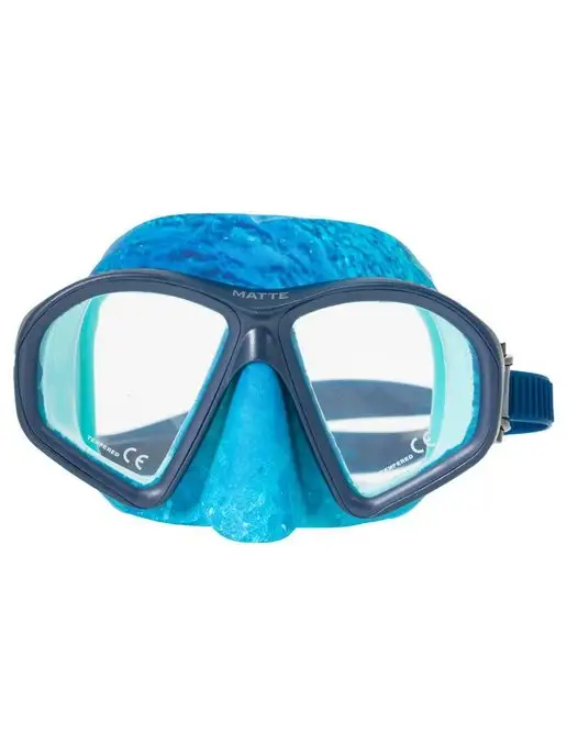 Marlin Маска для плавания MATTE 2.0 BLUE, для охоты, синий, фото 2