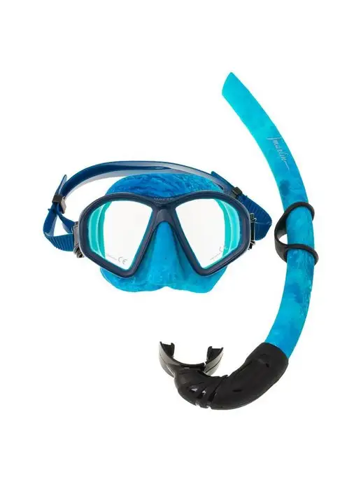Marlin Маска для плавания MATTE 2.0 BLUE, для охоты, синий, фото 5