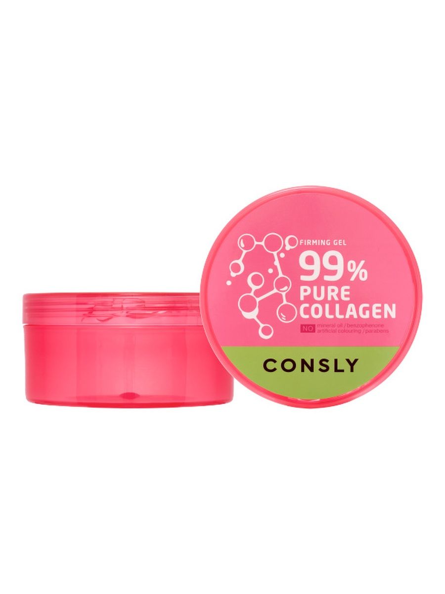 Firming gel. CONSLY гель. Укрепляющий гель с коллагеном, 300мл, CONSLY. Укрепление гелем. Pure Collagen.
