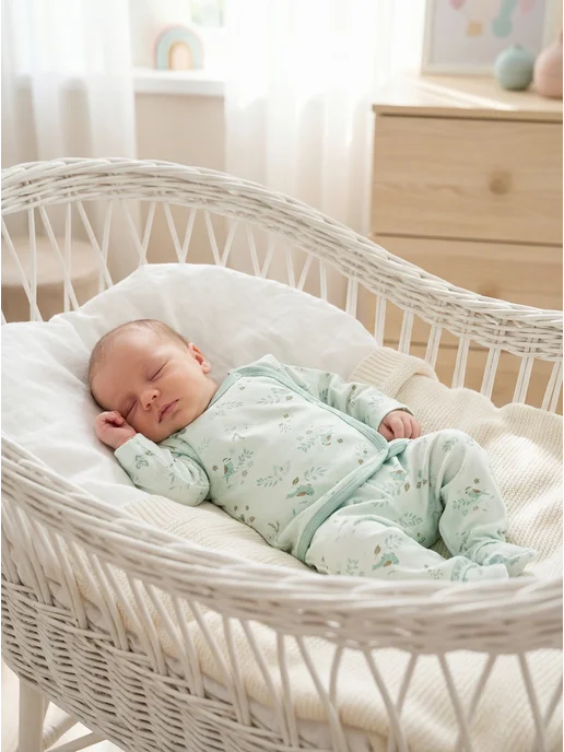 Lemony KIDS Распашонки для новорожденных теплые с начесом, зеленый, фото 2