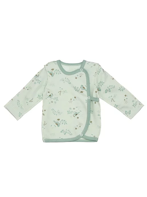 Lemony KIDS Распашонки для новорожденных теплые с начесом, зеленый, фото 5