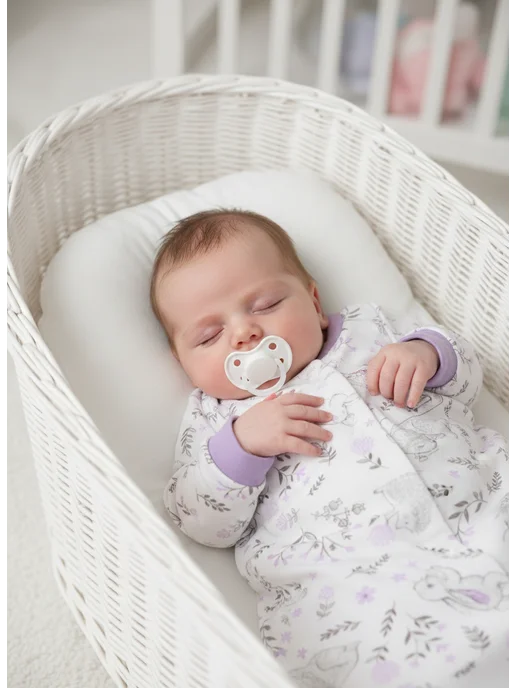 Lemony KIDS Спальный мешок с начесом для новорожденных, фиолетовый, фото 7
