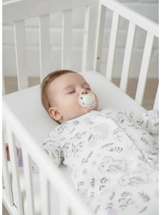 Lemony KIDS Спальный мешок с начесом для новорожденных, фиолетовый, фото 8