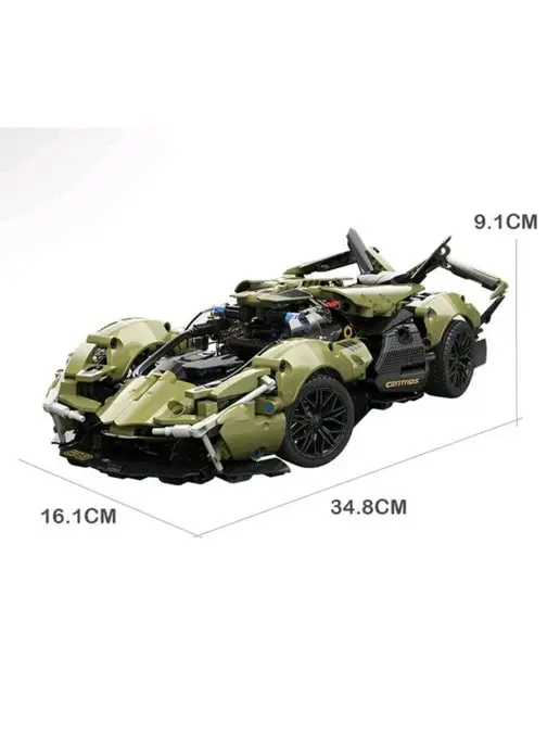 LEGO Конструктор Technic Техник Спортивный автомобиль, черный, фото 3
