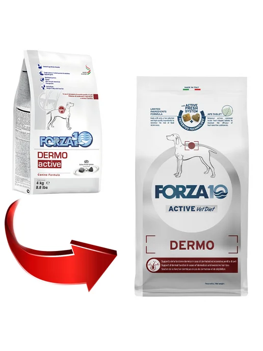 Сухой корм Forza10 Dermo Active для собак, 4 кг, фото 2