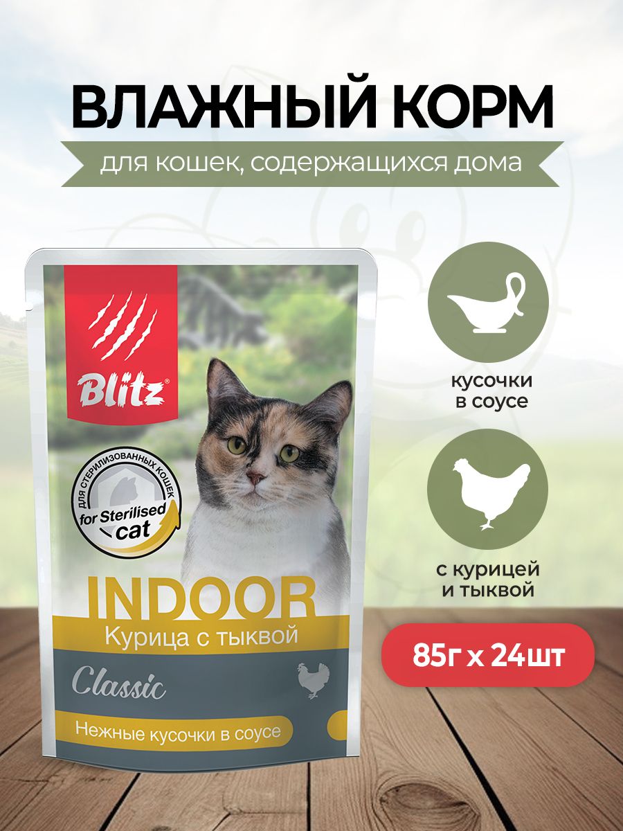 Indoor корм для кошек